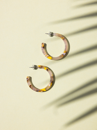 Nora Medium Hoop Earrings, Assorted