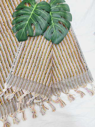 Organic Turkish Cotton Towel, Multi-Colored