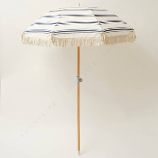Sunnylife Resort Luxe Beach Umbrella Coastal Blue