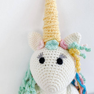 BEBEMOSS, LLC - Stuffed animal toy, unicorn, organic cotton