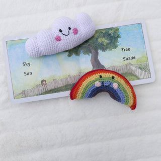 Pebble - Friendly Weather Rainbow Rattle – A Bright and Cheerful Toy