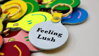 Ark Colour Design - Feeling Lush Smiley Face Key Chain