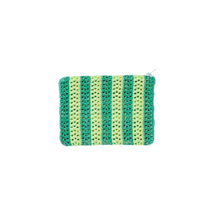 VERLOOP Raffia Stripe Pouch