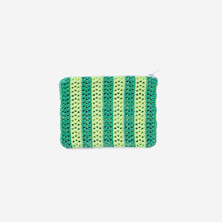 VERLOOP Raffia Stripe Pouch