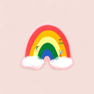 Carolyn Suzuki - Rainbow Slide - Die Cut Sticker