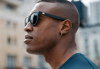 Premiums Sport Sunglasses, Black & Smoke