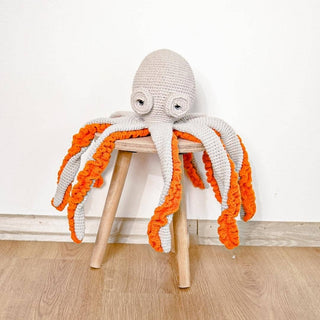 BEBEMOSS, LLC - Stuffed animal toy, octopus, organic cotton