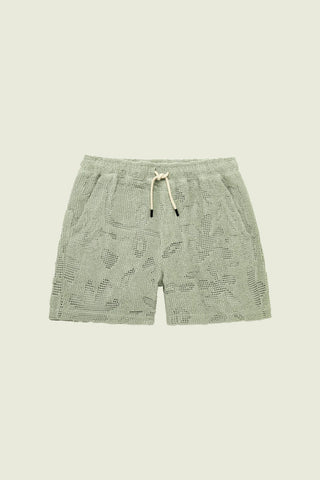 Galbanum Crochet Shorts