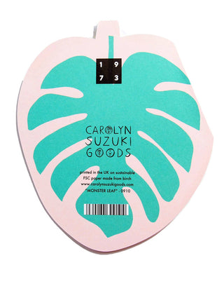 Birthday Card, Monstera Leaf