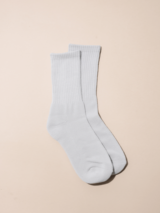 Cotton Blend Crew Socks, Assorted