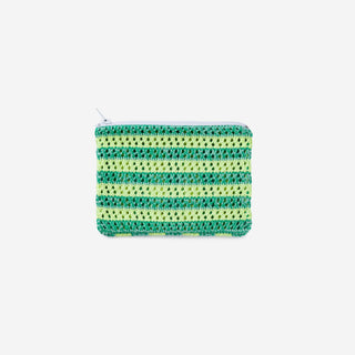VERLOOP Raffia Stripe Pouch