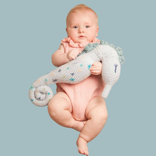 BEBEMOSS, LLC - Stuffed animal toy, seahorse, organic cotton