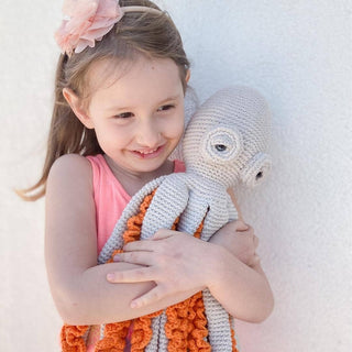 BEBEMOSS, LLC - Stuffed animal toy, octopus, organic cotton