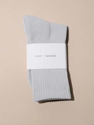 Cotton Blend Crew Socks, Assorted