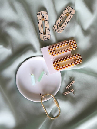 Flower Pendant Brass Keyring