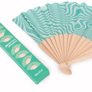 Hand Fan, Sea Breeze