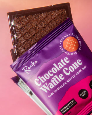 Raaka Chocolate - Chocolate Waffle Cone Chocolate Bar