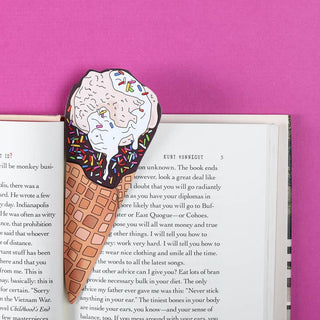 Die Cut Bookmark, Ice Cream Cone