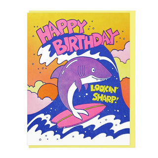 Lucky Horse Press - Lookin' Sharp Birthday Shark