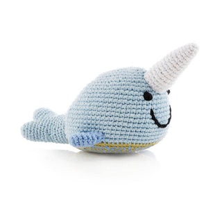 Plush Narwhal Toy Rattle