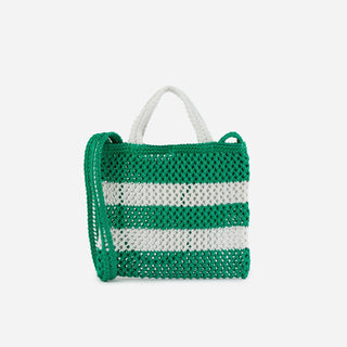 VERLOOP | knits - Stripe Raffia Mini Tote