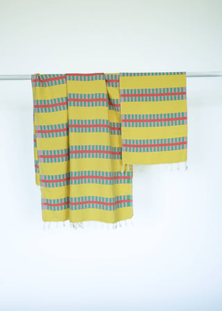 STATE The Label - LATTICE TURKISH TOWEL / LEMON SPRITZ
