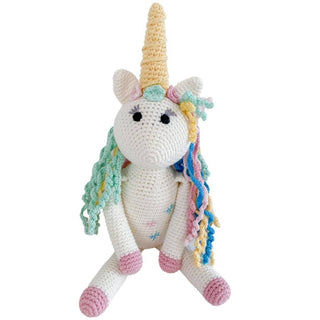 BEBEMOSS, LLC - Stuffed animal toy, unicorn, organic cotton