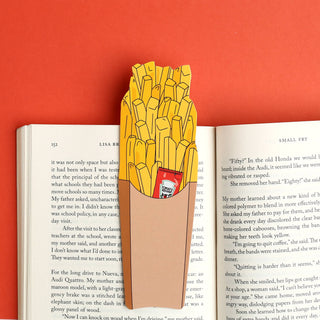 Die Cut Bookmark, French Fries