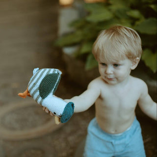 Pebble - Stuffed Ocean Toy - Seagull Rattle