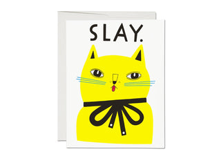 Red Cap Cards - Slay friendship greeting card