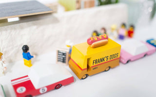 Wooden Hot Dog Van