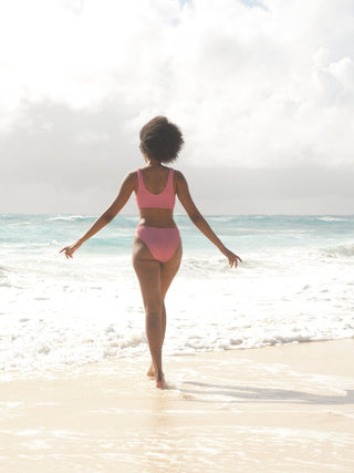 Mollusk - Ripple Bikini Top Passionberry