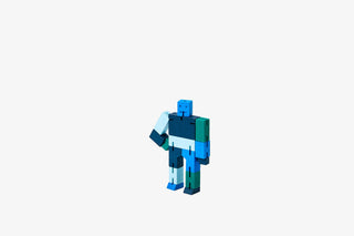 Areaware - Cubebot Capsule Collection Micro - Blue Multi