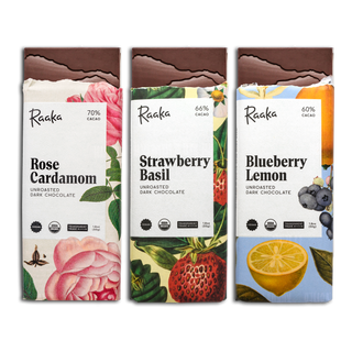 Raaka Chocolate - 60% Blueberry Lemon Bar - Spring Easter Limited Batch