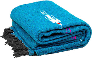 West Path - Aqua Blue Baja Thunderbird Blanket