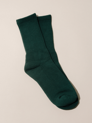 Cotton Blend Crew Socks, Assorted