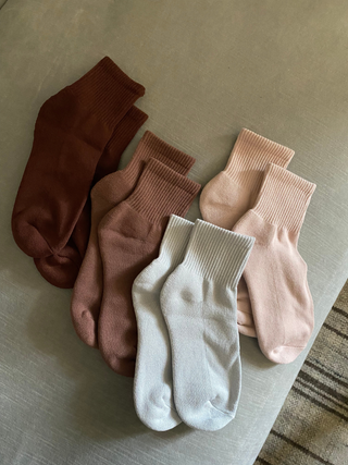 Cotton Blend Ankle Socks