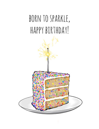 Noted By Copine - Born to Sparkle Birthday