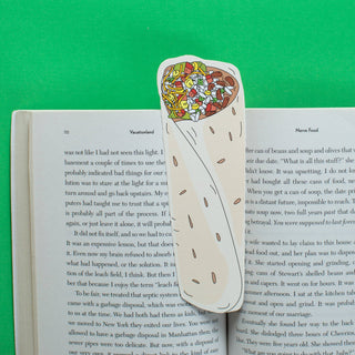 Die Cut Bookmark, Burrito