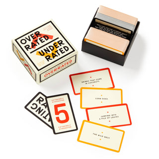 Chronicle Books - Brass Monkey Overrated / Underrated Social Game