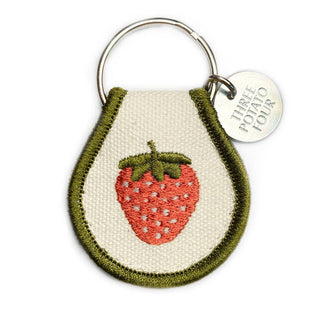 Three Potato Four - Patch Keychain - Strawberry