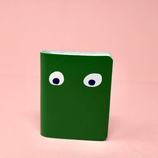 Googly Eye Mini Leather Notebook