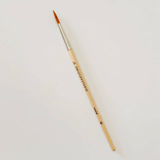 emily lex studio - Watercolor paintbrush set of five wood brushes