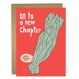 Humdrum Paper - New Chapter Sage Bookmark + Greeting Card