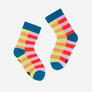 VERLOOP | knits - Super Stripe Knit House Socks