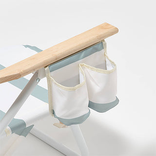 Sunnylife - Deluxe Beach Chair La Palma Sage Stripe