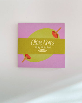 Mel Andrel - Olive Sticky Notes