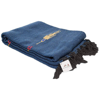 West Path - Slate Blue Baja Thunderbird Blanket