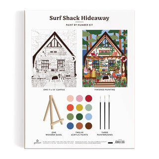 Chronicle Books - Surf Shack Hideaway 11 x 14 Paint By Number Kit