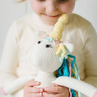 BEBEMOSS, LLC - Stuffed animal toy, unicorn, organic cotton